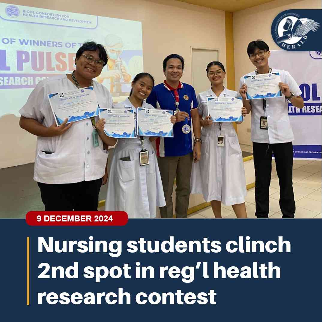 Nursing students clinch 2nd spot in regional health research contest