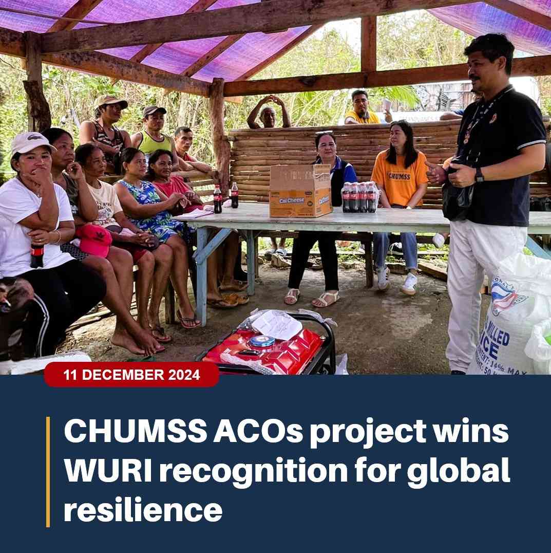 CHUMSS ACOs project wins WURI recognition for global resilience