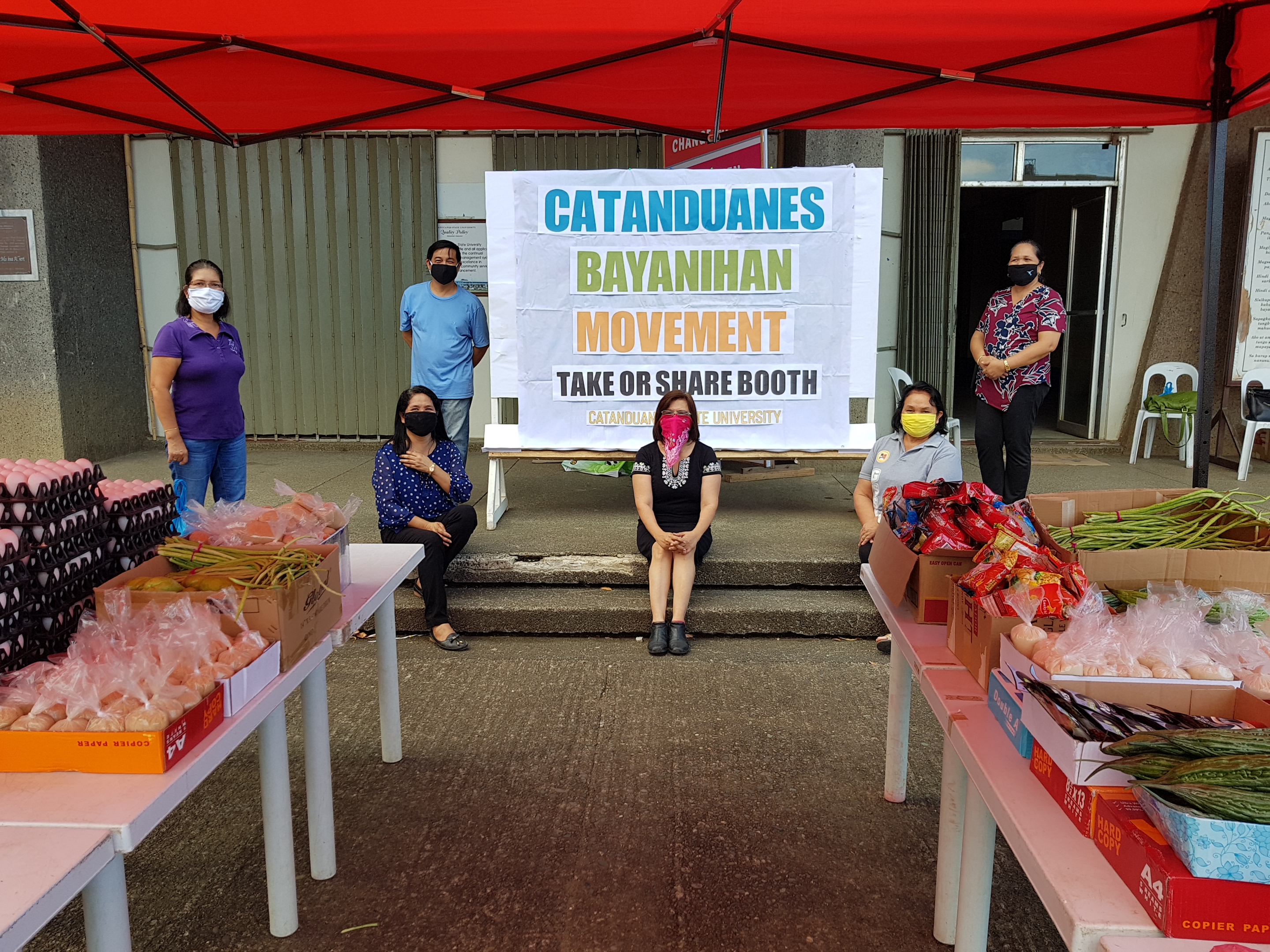 LEND A HAND FOR THE NEEDY WITH CATANDUANES BAYANIHAN MOVEMENT AT CatSU DURING COVID-19 CRISIS