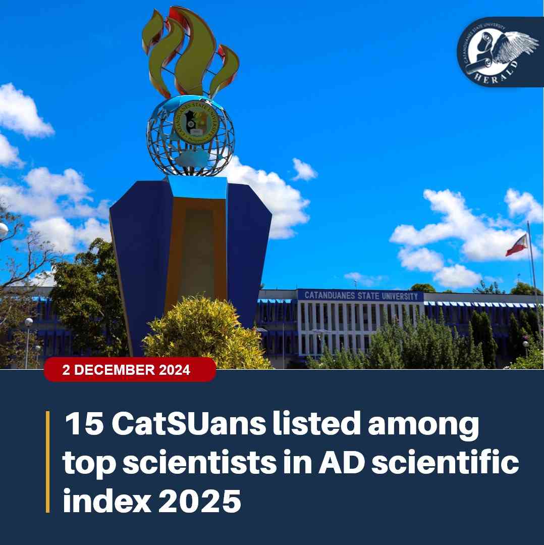 15 CatSUans listed among top scientists in AD Scientific Index 2025