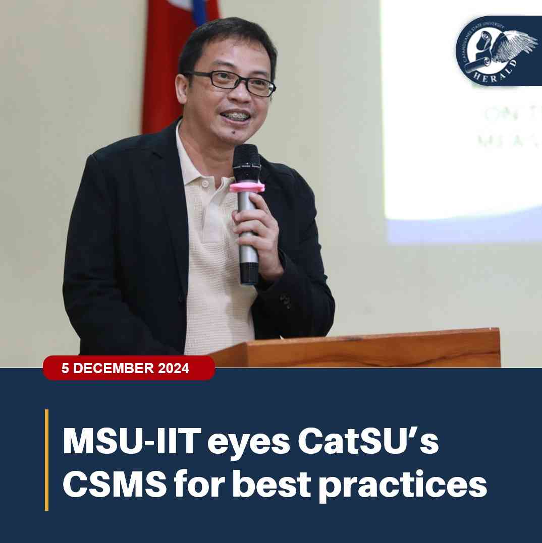  MSU-IIT eye’s CatSU’s CSMC for best practices